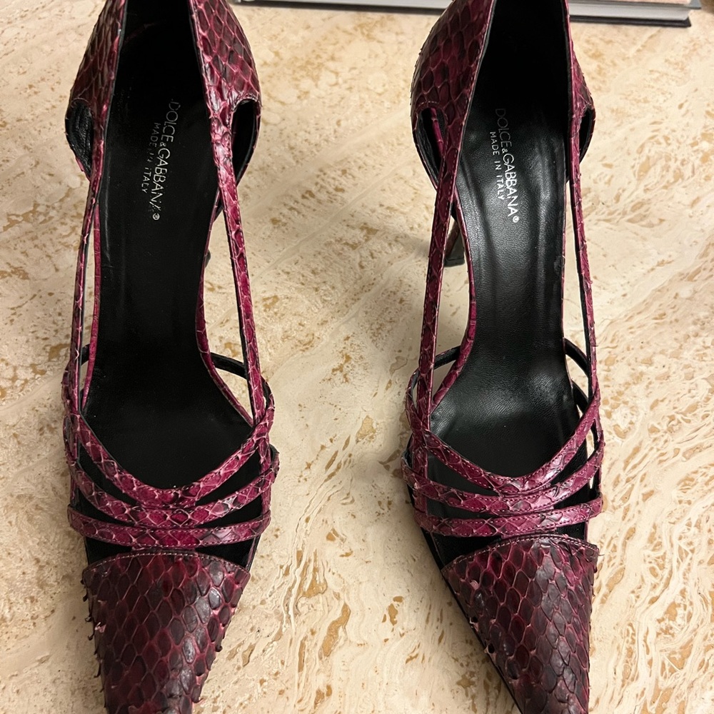 Dolce & Gabbana snakeskin Pumps